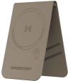 Magssory Картхолдер | Поддержка MagSafe | Вмещает до 6 пластиковых карт | Защита карт от считывания беспроводными сканерами | Geotag Flip Find My латте (ACL003) | Чехол-бумажник 
