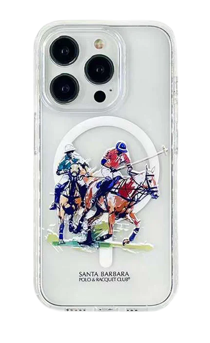 Чехол Santa Barbara Polo Willie для iPhone 15 Pro Max (прозрачный)