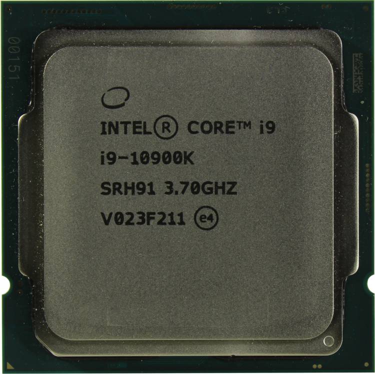 Процессор INTEL Core i9 i9-10900K Comet Lake 3700 МГц Cores 10 20Мб Socket LGA1200 125 Вт GPU UHD 630 OEM CM8070104282844SRH91 Global