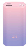 Внешний аккумулятор Power Bank Xiaomi (Mi) ZMI 10000mAh Type-C MINI (High-End версия) 3A, 30W, QC 3.0, PD 3.0 (QB818), фиолетово-розовый