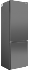 Hyundai двухкамерный холодильник CC3091LIX | объем: 298 л | No Frost | размеры ВxШxГ: 188x59.5x54.5см | цвет: нержавеющая сталь