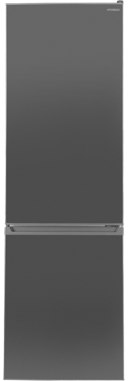 Hyundai двухкамерный холодильник CC3091LIX | объем: 298 л | No Frost | размеры ВxШxГ: 188x59.5x54.5см | цвет: нержавеющая сталь