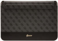Guess Чехол для ноутбуков 13"/14" | Страна бренда: США | Sleeve 4G Bottom stripe Metal logo Black	