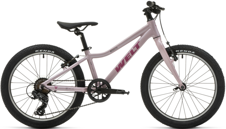 Welt Детский велосипед  Moovix 2.0 VB (2026) | На рост: 130-145 см | Возраст: 7-9 лет | Диаметр колеса: 20" | Рама: Алюминий, Alloy 6061 | Вилка: Alloy 6061, Compensation, Alloy steerer | Amazing Pink