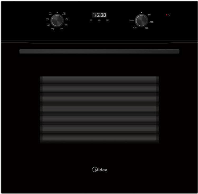 Midea Духовой шкаф MO67003GB | Объем: 65 л | ВхШхГ: 595х575х595 мм | 8 Режимов работы 