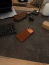8483 Кожаный чехол для iPhone 17 Pro Full leather case