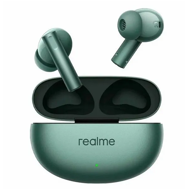 Беспроводные наушники Realme Buds Air 6 Green Global | Внутриканальные | Активное шумоподавление | Микрофон | Bluetooth 5.3