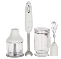 Smeg погружной блендер, стиль 50-х г.г, мощность 700 Вт, регулировка  скорости, функция турбо, кнопочное управление, макс. об/мин 14850, цвет белый