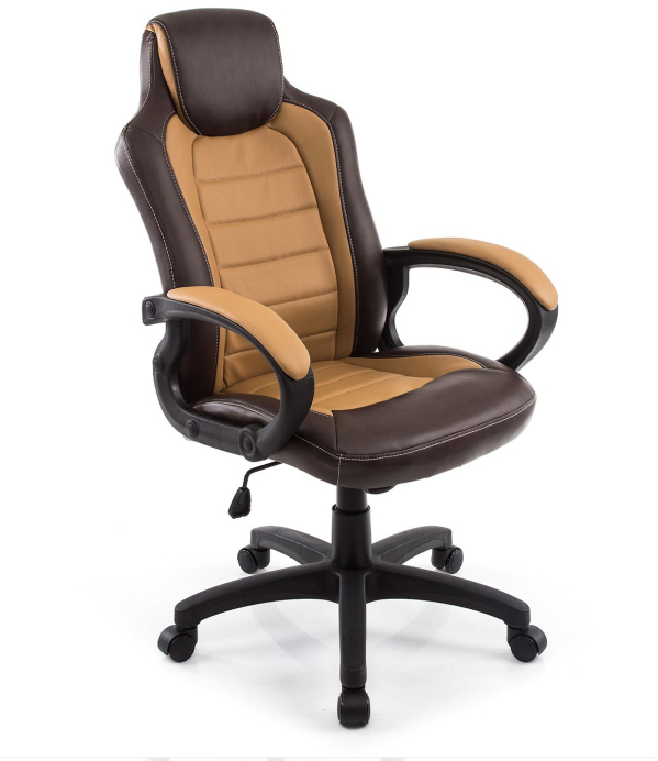 Woodville Компьютерное кресло Kadis коричневое | Максимальная нагрузка: до 120 кг | Ширина: 62 / Глубина: 75 / Высота: 100