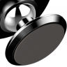 Baseus Магнитный автомобильный держатель Small Ears Series Magnetic Bracket (Vertical type) | Цвет: Черный |Компактный с регулировкой | Диагональ устройства: от 4" до 6.8" | Держатель вращается на 360 градусов | Материал: Алюминиевый сплав