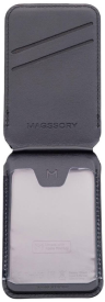 Magssory Кардхолдер | Поддержка MagSafe | Вмещает до 6 пластиковых карт | Подставка | Geotag Magnetic полночь (ACL003)