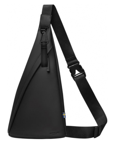 Gaston Luga Splash Сумка кросс-боди | Черный | Легкая сумка через плечо | Вес 0.31 кг | Размеры 23.5 x 9.5 x 36 см | Водоотталкивающий материал | Универсальный минимализм | Для мужчин и женщин