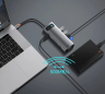 USB-C хаб Baseus 9-in-1 Multifunctional HUB PD 100W SD/Micro SD 3USB / 1USB-C / 1HDMI 4K 30Hz / VGA / 1 Ethernet / тёмно-серый / CAHUB-CU0G