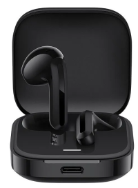 Беспроводные наушники Xiaomi Redmi Buds 6 Black BHR9251GL | Внутриканальные | Активное шумоподавление | Микрофон | Bluetooth 5.4, world