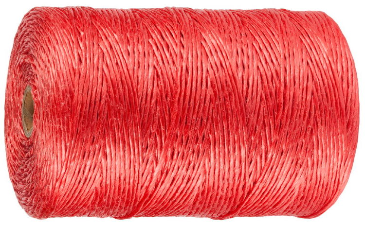 Зубр Шпагат 60 м, 50 кгс, 1,2 ктекс d=1,8 мм многоцелевой красный