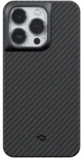 Рitaka Чехол New MagEZ Case pro 3 for iPhone 14 PRO 6.1 " (Black/Grey Twill) 1500D 
