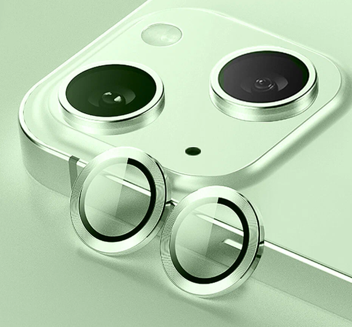 Keephone защитное стекло на камеру для Apple iPhone 15 / 15+ | Цвет: Green