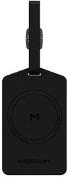 Magssory Багажная бирка | Время работы до 120 дней | Обнаружение вещей | Определение местоположения | Беспроводная зарядка | Ultima Geo luggage Tag Midnight (ACL004m)