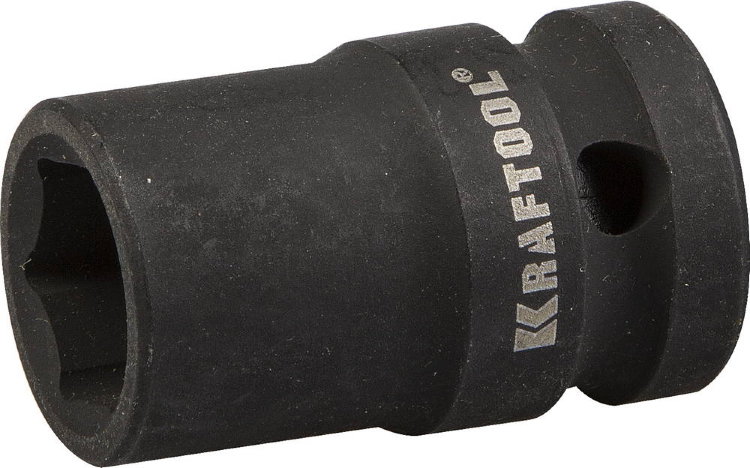 Kraftool FLANK, Cr-Mo, 13 мм 27940-13_z01 Торцовая головка INDUSTRIE QUALITAT ударная (1/2"), фосфатированная