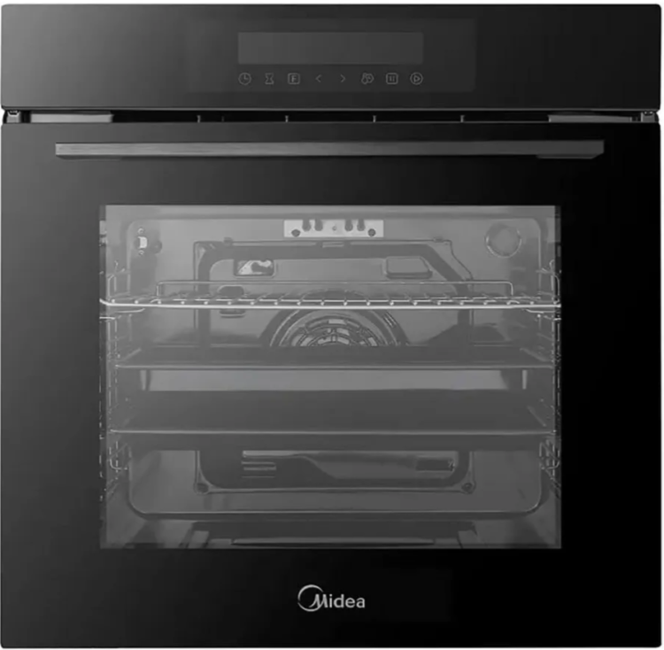 Midea Духовой шкаф MO98277CGB | Объем: 70 л | ВхШхГ: 595х575х595 мм | Конвекция | 9 Режимов работы 