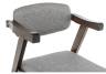 Woodville Стул деревянный Fit cappuccino / grey / массив гевеи /  Малайзия