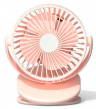 Портативный вентилятор на клипсе Xiaomi (Mi) SOLOVE clip electric fan 2000mAh 3 Speed Type-C (F3 Pink), розовый