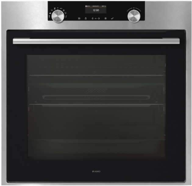 Asko Встраиваемый Духовой шкаф OT8664S | Количество режимов работы: 11 | Очистка: AquaClean | Количество автоматических программ: 63 | Вентилятор охлаждения - есть | Дверь с внутренним охлаждением: 3 стекла | ВхШхГ: 59.7x59.5x54.6 см