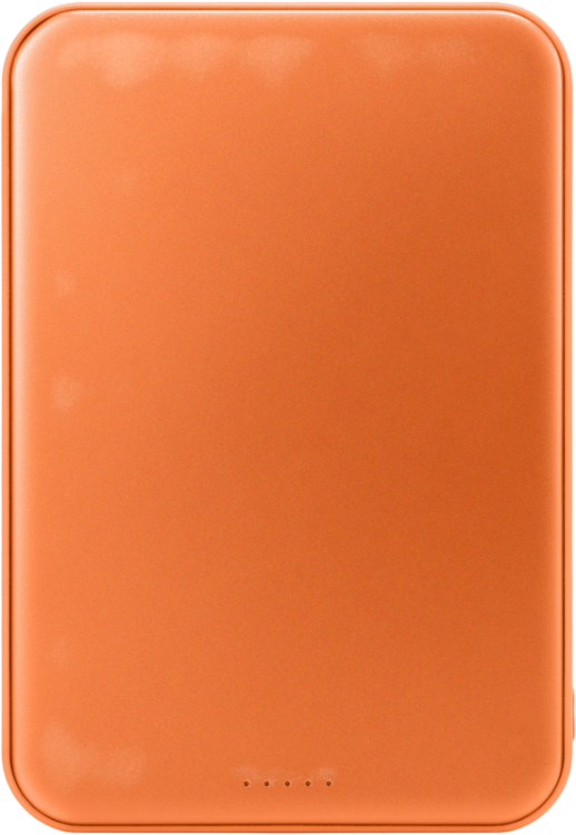 uBear Внешний аккумулятор 5000mAh | Мощность: 25 Вт | С поддержкой MagSafe | Qi2.2 | Strike | Orange