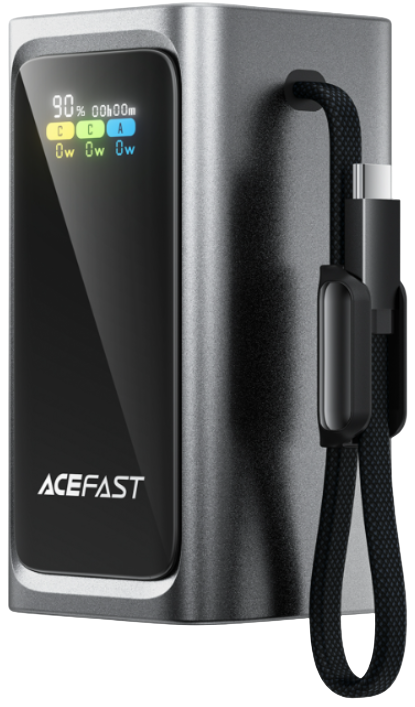 Acefast M33 Внешний аккумулятор 20000mAh | 100W |  Metal Gray