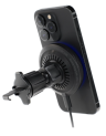 Breaking C5, Держатель автомобильный Cool Mag•Safe Qi, 20W, (Черный), оснащен охлаждением для смартфона	