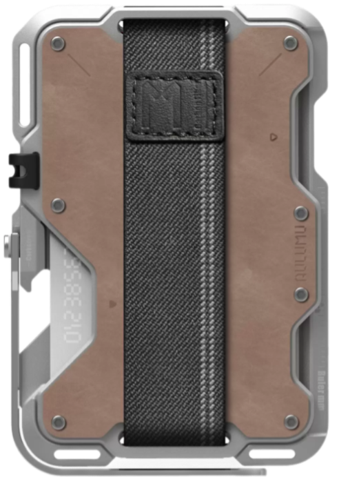 Aulumu Картхолдер G03 MagSafe, многофункциональный магнитный кошелек с отделкой из натуральной кожи