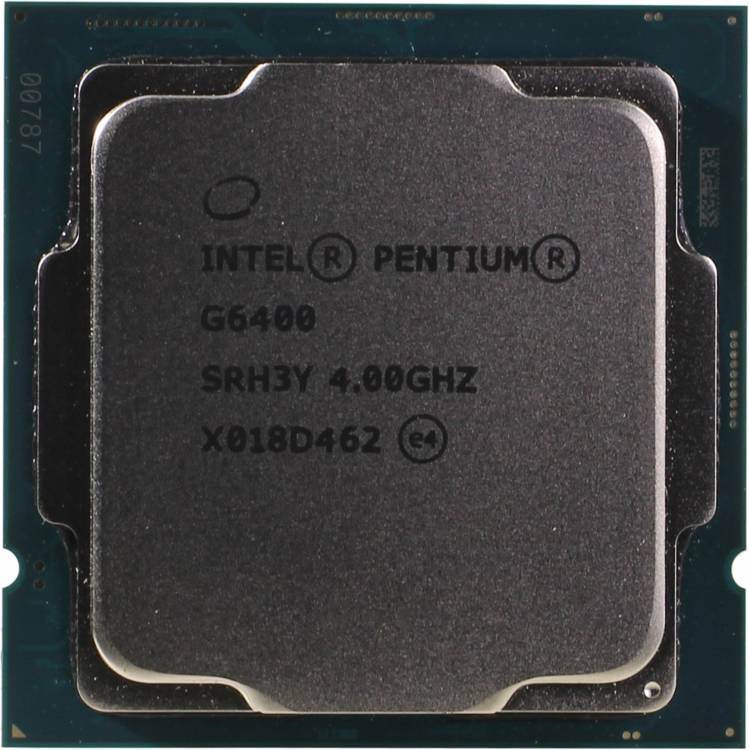 Процессор INTEL Pentium Gold G6400 Comet Lake 4000 МГц Cores 2 4Мб Socket LGA1200 58 Вт GPU UHD 610 OEM CM8070104291810SRH3Y Global