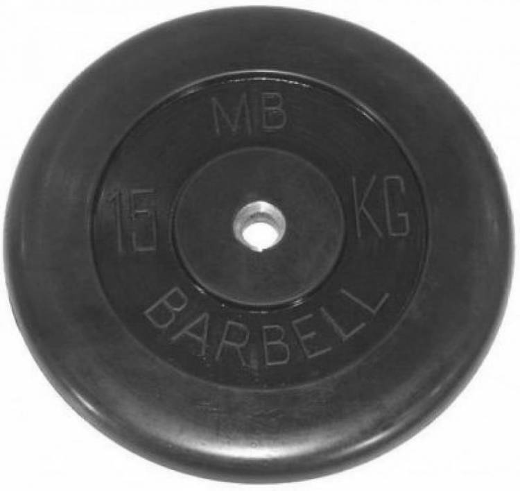 Диск d- 51 мм, 15 кг обрезиненный
