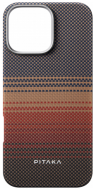 Pitaka Tactile Woven Case для iPhone 16 Pro 6.3" | Sunset | Арамидное волокно | 3D-плетёная текстура | Лёгкий и тонкий чехол | Поддержка MagSafe | Совместим с беспроводной зарядкой | Защита камеры | Противоскользящее покрытие 