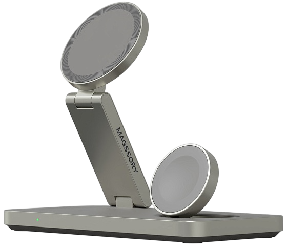 Magssory Yoga | Зарядная станция 3 в 1 для Samsung Qi2 Titan