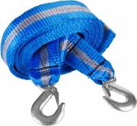 Зубр "ЭКСПЕРТ" 5м 35т Трос буксировочный 2 крюка сумка