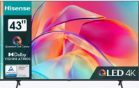 Телевизор Hisense 43E7KQ 43" 4K | UHD | QLED | 3840×2161 | Bluetooth | Wi-Fi Direct | черный