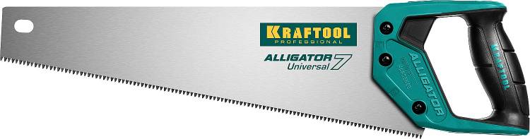 Kraftool 15004-45_z01 Ножовка Универсальная "Alligator Universal 7", 450 мм, 7 TPI 3dзуб