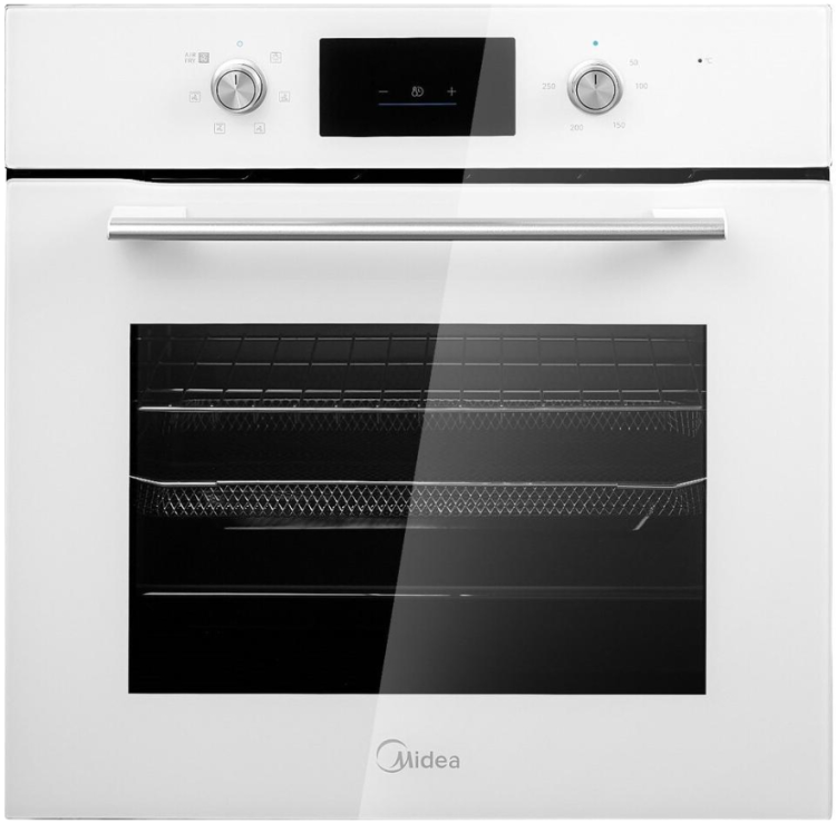 Midea Духовой шкаф MO47007GW | Объем: 65 л | ВхШхГ: 595х575х595 мм | Конвекция | 6 Режимов работы 
