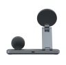 Magssory Зарядная станция 3 в 1 Yoga для Apple Qi2 | 23 Вт | Midnight WCH016m