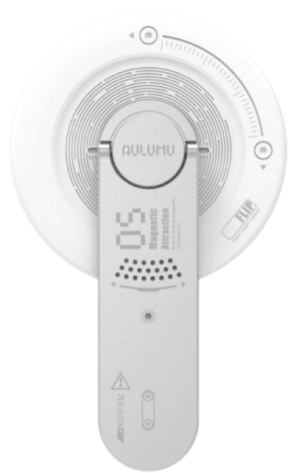 Aulumu Магнитная подставка/держатель G05 Mag Safe Phone Grip Stand, 4 в 1, белая, с ножом для вскрытия доставок, для iPhone 12/13/14 Series