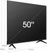 Телевизор Hisense 50A6BG | 50 дюймов ( 127 см) | LED | 4K Ultra HD | 3840 x 2160 | 60 гц |черный| СМАРТ ТВ | VIDAA