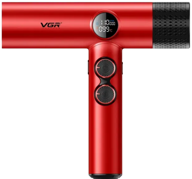 VGR V-401 Фен | Ионизация | 1900 Вт | Количество скоростей: 3 | Магнитные насадки: 3