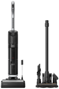 Dreame H14 Dual Беспроводной вертикальный пылесос для влажной и сухой уборки «5 в 1» | 18000 Па | На 200 кв.м | Экран LED | Угол наклона 180° | Два режима сушки | Самоочистка | Не наматывает волосы | 4900 mAh, group