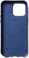 Mujjo Кожаный чехол с MagSafe для iPhone 15 Pro Max,Monaco Blue