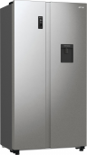 Gorenje двухкамерный холодильник Side-by-Side NRR9185EAXLWD | No Frost | Объем Холодильника: 588 л | Инверторный компрессор | Габариты (ВxШxГ): 178.6x91.5x67 см | Цвет: серебристый