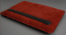 Bustha Чехол-папка для Macbook Pro 13" Натуральная замша | Натуральная кожа, Zip Folio Suede/Leather (Maroon)