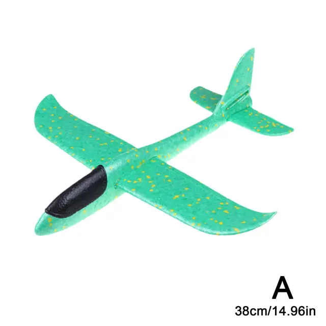 самолетик планер зеленый