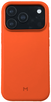 Magssory Чехол для iPhone 17 Pro Max, с поддержкой MagSafe, силикон, с магнитами, orange