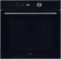Midea Духовой шкаф с функцией СВЧ MO817100MGB | Объем: 72 л | ВхШхГ: 595x595x565 мм | Конвекция | 17 Режимов работы